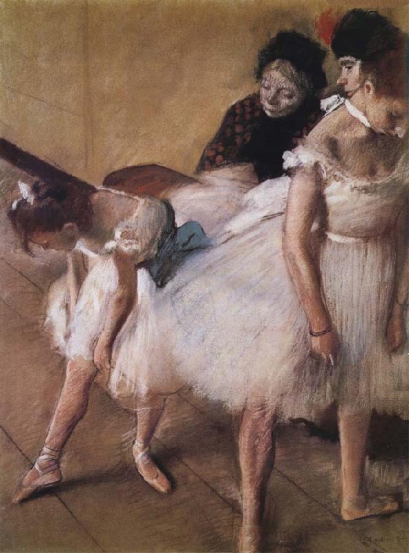 Edgar Degas Dance examination oil painting image